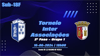 FC Vizela vs SC Braga  Sub18 Feminino  Torneio Inter Associações  2ª Fase Grupo 1 [upl. by Ancelin81]