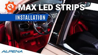 Install MAX LED Strips Starter Kit from Alpena [upl. by York381]