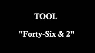 TOOL  Fortysix amp 2 karaoke instrumentallyrics [upl. by Drauode]