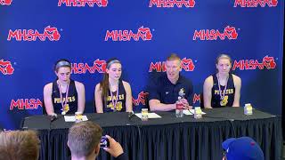 PewamoWestphalia coach Steve Eklund on winning the D3 state title [upl. by Arrotal]