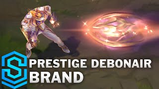 Prestige Debonair Brand Skin Spotlight  PreRelease  League of Legends [upl. by Mientao]