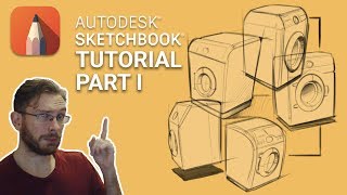 Sketchbook Pro Tutorial Part 1 [upl. by Shanie633]