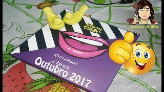 GLAMBOX DE OUTUBRO 2017 [upl. by Aliuqehs]