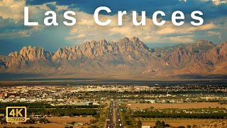 Las Cruces New Mexico 🇺🇸 city drone video in 4k ULTRA HD [upl. by Eisnyl895]