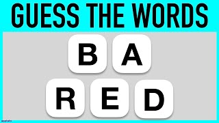 ANAGRAMS WORD GAME 3  25 Scrambled Words Guessing Game [upl. by Sapers]