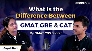 What is the difference between GMAT vs GRE vs CAT  Which is better and easier [upl. by Gerrit]