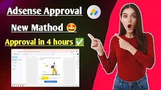 adsense approval in 4 hours ✅  unlimited adsense approval  google adsense [upl. by Sallyann81]