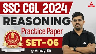 SSC CGL 2024  SSC CGL Reasoning Classes By Vinay Tiwari  SSC CGL Reasoning Practice Set 6 [upl. by Condon]