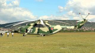 Mil Mi26 Worlds largest helicopter take off at Budaörs EW260TF [upl. by Eirrot]