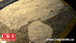 Granite Countertops by CRS Granite  How to Remove Oil Marks [upl. by Farika]