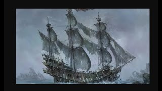 Wooden Ghost Ship Sailing in a Storm Waves and Creaking Sounds Fade to Black for Sleeping 9 Hours [upl. by Malchus]