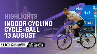 Cycleball Indoor Cycling Highlights  2023 UCI Cycling World Championships [upl. by Yllah969]