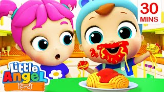 Chhota John Learns Good Habits amp Good Table Manners  Hindi Rhymes for Children  Little Angel Hindi [upl. by Annoval]