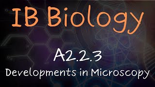 Developments in Microscopy  A223 [upl. by Aleahc]