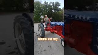 If chivalry is dead then explain to me why she gets the electric start chivalry tractor antique [upl. by Letsyrhc]