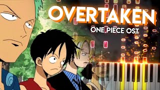 Overtaken  One Piece OST  Piano [upl. by Gemoets]