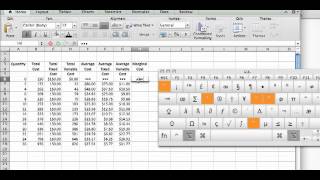 Cost Calculations Using an Excel Spreadsheetmp4 [upl. by Stinson]