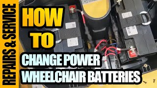 🔋How to Replace The Batteries On A Power Wheelchair [upl. by Eivi]