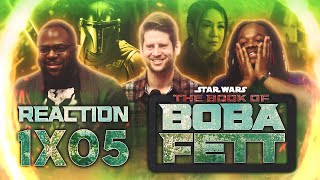 Book of Boba Fett  1x5 Return of the Mandalorian  Group Reaction [upl. by Lewendal]