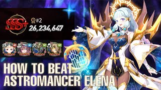 Epic Seven  Hall of Trials  Rampaging Astromancer Elena  0819  0902 [upl. by Fronia]