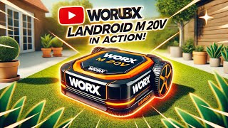 WORX Landroid M 20 V Power Share robotic lawnmower [upl. by Ydasahc]