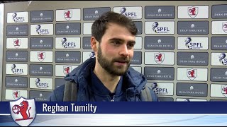 Reghan Tumilty Post Match [upl. by Orapma]