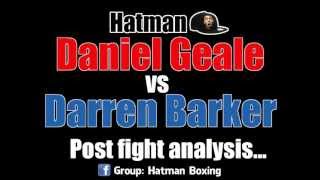 DARREN BARKER BEATS DANIEL GEALE [upl. by Nylyaj876]