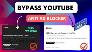 How To Fix And Bypass Youtubes Anti Ad Blocker 2024 UPDATE [upl. by Benzel788]