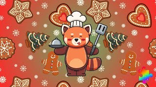 🎄 Red Panda Cooks Christmas Food  Fun Jigsaw Puzzle Adventure 🦝 [upl. by Atelokin827]