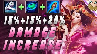 THREE DAMAGE INCREASE PASSIVES COMBINED Change Mid  SMITE Season 11 [upl. by Ahsienyt]