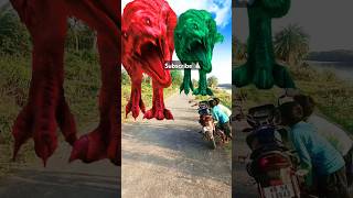 Big dinosour TRexe chasing part22 shorts vfxpro dinosaur jurassicworld dinosaursvideo [upl. by Sivatco]