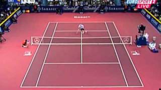 Roger Federer vs Paradorn Srichaphan  Basel 2006 SF Highlights [upl. by Ailekat]