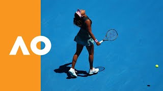 Emotions take control of Naomi Osaka  Australian Open 2019 [upl. by Cired287]