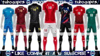 New Kits All Kits AFC Asian Cup Qatar 2023 eFootball 2024🔥 [upl. by Evangelin]