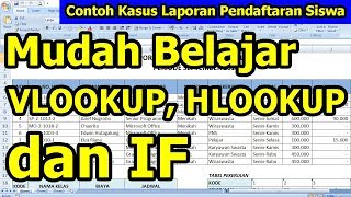 Mudah Belajar Vlookup Hlookup dan IF [upl. by Nel862]