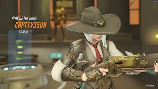 5k with Ashe on Numbani overwatch2 potg [upl. by Eecrad]