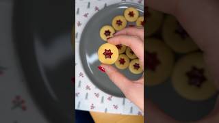 Linecké cukroví 🎄recept viz komentář vlogmas cukroví linecké recept vánočnípečení christmas [upl. by Lynnette]