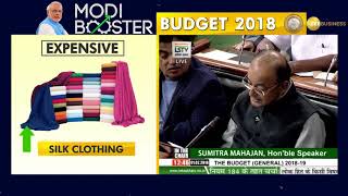 Budget 2018 What gets cheaper what gets costlier [upl. by Aihsemak]