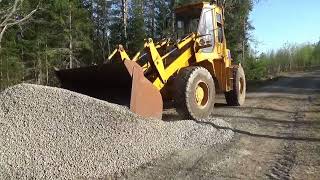 Drainage with Kobelco LK 400 and Hymac 580B [upl. by Enneite]