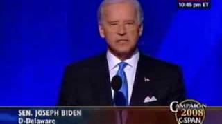 Sen Joe Biden DDE Addresses the DNC [upl. by Abibah]