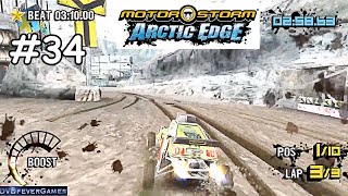 MOTORSTORM ARCTIC EDGE 34 Widow Maker Cross The Threshold  Sony PSP  PPSSPP gameplay 1080p [upl. by Ayekam]