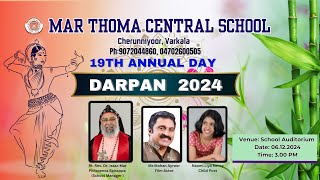 DARPAN 2K24 19TH ANNUAL DAY CELEBRATION MAR THOMA CENTRAL SCHOOLCHERUNNIYOORVARKALA [upl. by Iphigenia]