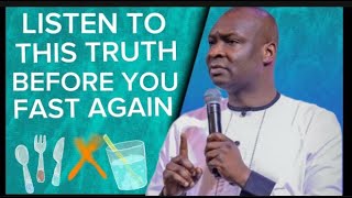 DO NOT FAST IF YOU DONT KNOW THIS ACCURATE TRUTH  APOSTLE JOSHUA SELMAN [upl. by Leaj869]