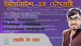 Java programming inheritance Bangla inheritance using java theoretical and practical example part1 [upl. by Aileahcim979]