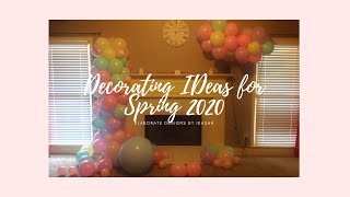 Fireplace Mantel Decorating Ideas for Spring 2020Balloon Garland [upl. by Meunier]