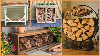 80 Firewood Storage Ideas [upl. by Osnofledi]