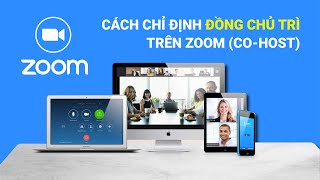 Cách chỉ định đồng chủ trì trên Zoom cohost [upl. by Emilie]