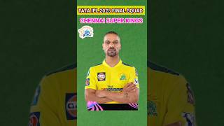 Tata ipl 2025 csk final playing 11 ipl2025 shorts csk [upl. by Vastah]