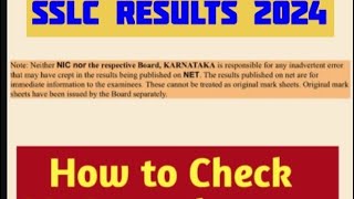 How to Check Sslc result in mobileKarnataka SSLC result 2024 DateSSLC Result 2024Sslc result date [upl. by Ehud65]