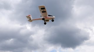 Hobbyzone Aeroscout S 11m RC Airplane  Maiden Flight [upl. by Anahsohs]